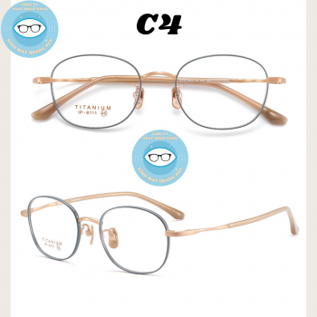 Gọng kính kim loại mã 6111